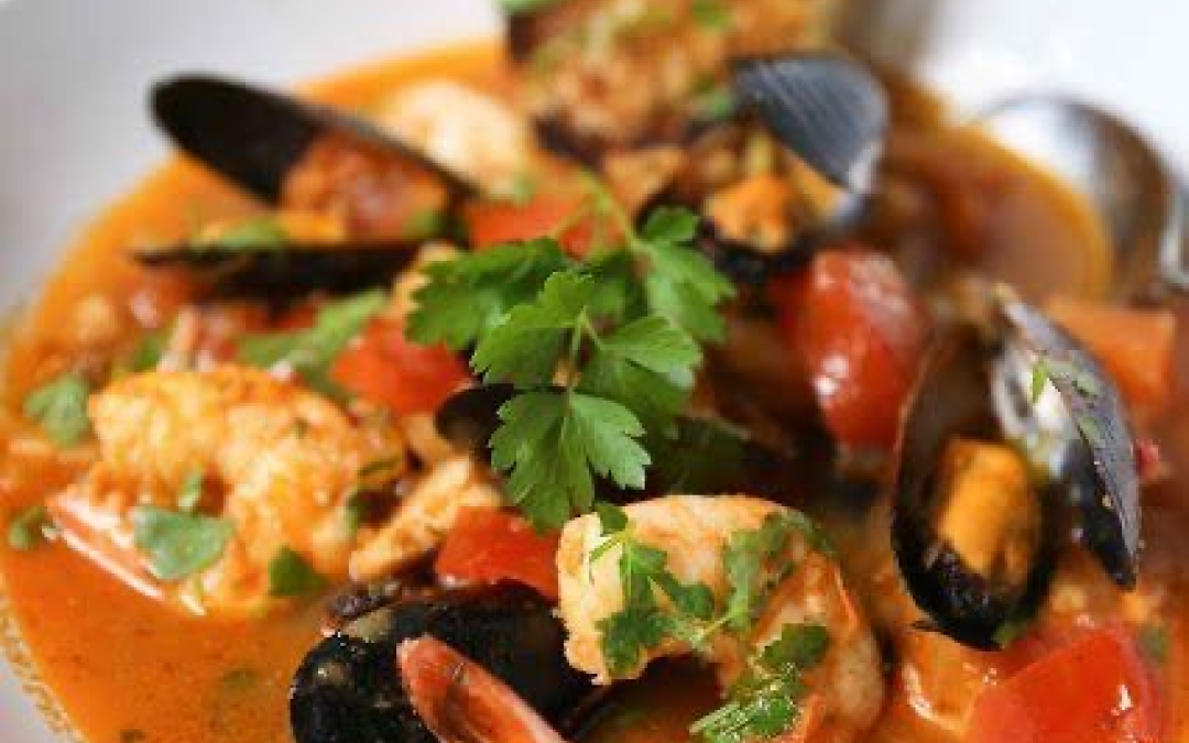 Cazuela de mariscos