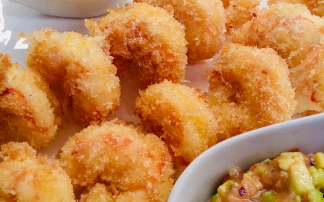 Langostinos empanados