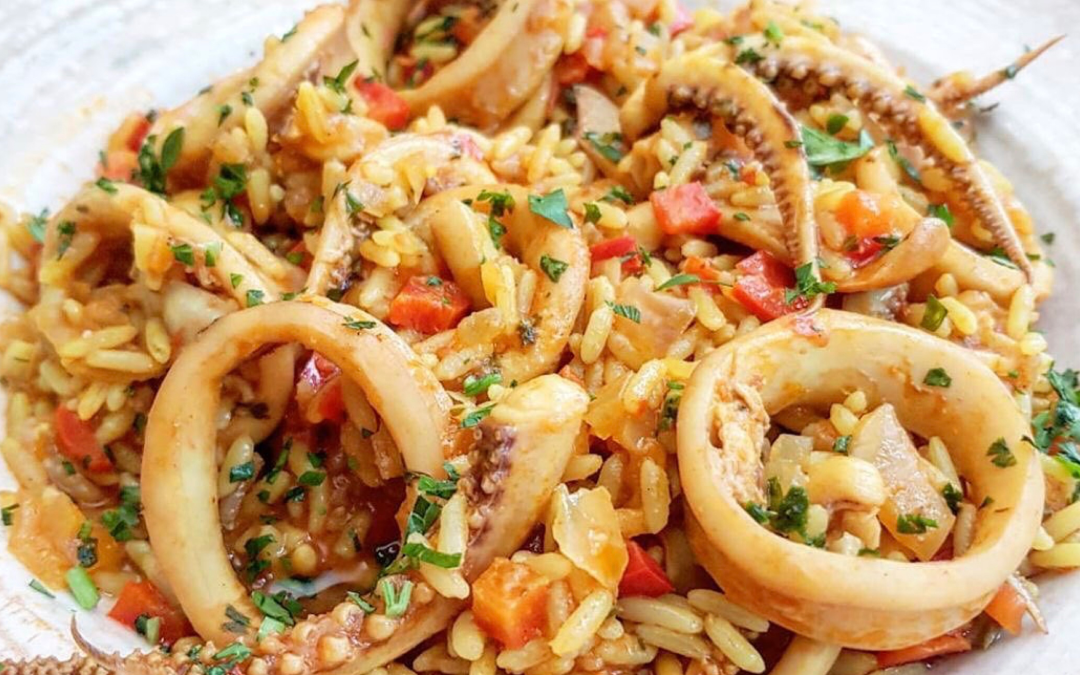 Arroz con calamares
