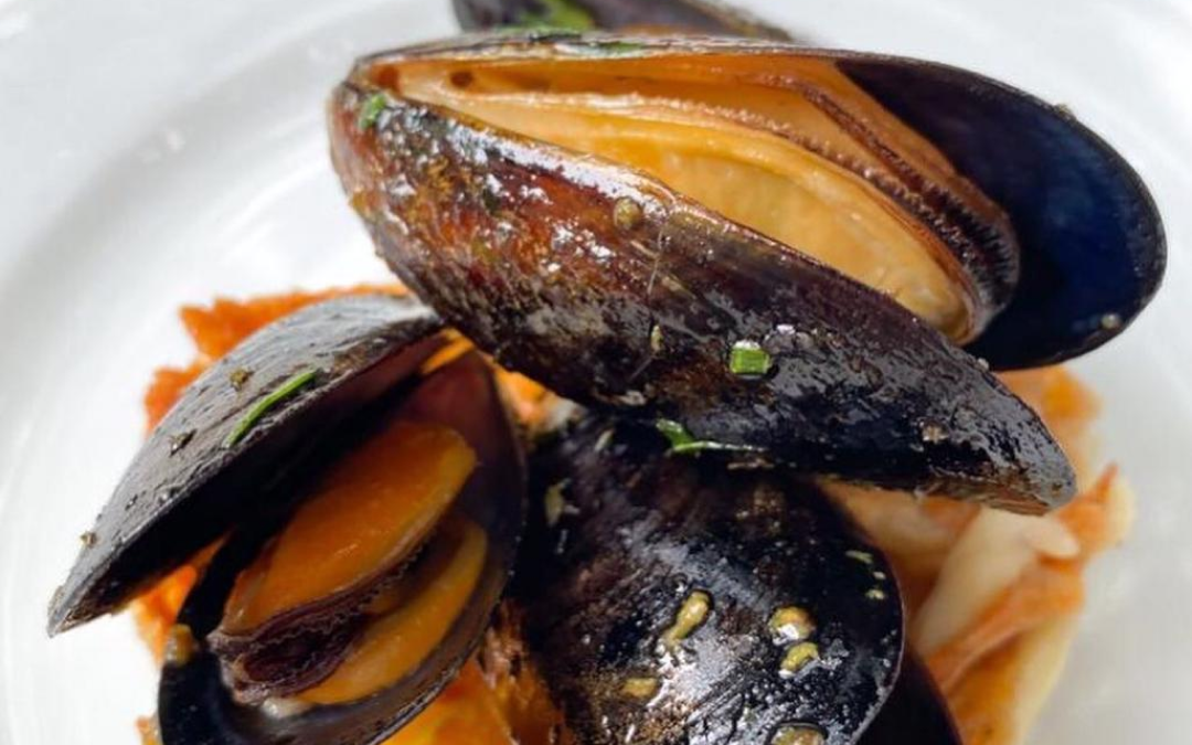 Mejillones en su jugo