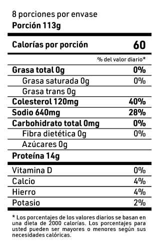 Información nutricional